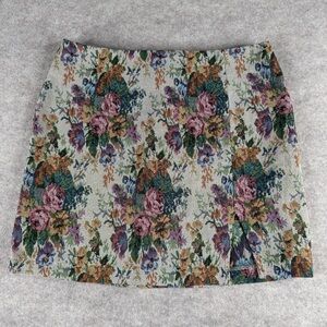 Wild Fable Multicolor Floral Mini Skirt